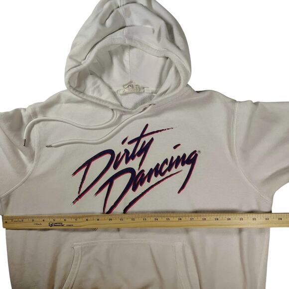H&M L.O.G.G. Women's White "Dirty Dancing" Pullover Hoodie Size L - Picture 6 of 8